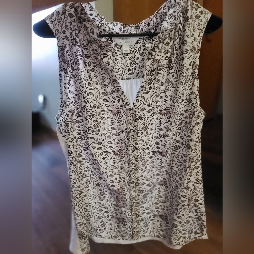 Market &spruce sleeveless top Large